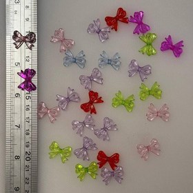 تصویر مهره پاپیون شفاف 