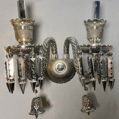 تصویر دیوارکوب کریستالی باکارا باکارات سفید 