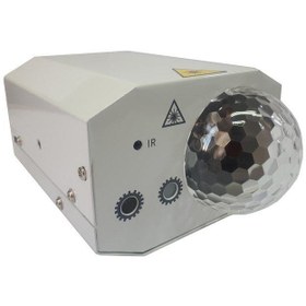 تصویر رقص نور افکتی سفید 16and1 Laser Magic Ball 16and1 Laser Magic Ball