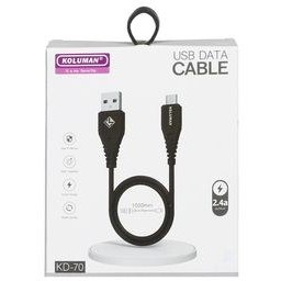 تصویر کابل تبدیل USB به MicroUSB کلومن مدل KD-70 طول 1 متر Koluman KD-70 USB To MicroUSB Cable 1M