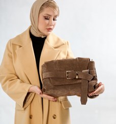 تصویر کیف ماهور جیر رنگ موکا - رنگ موکا Mahor bag