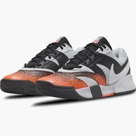 تصویر کفش تنیس مردانه نایک Nike Court Lite 4 Premium Men's Clay Tennis Shoe- سفید/ نارنجی 