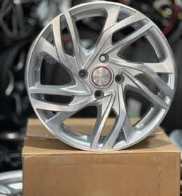 تصویر رینگ اسپرت سایز ۱۶ (۱۰۸×۴) فونیکس رختراش نقره‌ای Sport wheel size 16" Fonix (4×108) MS