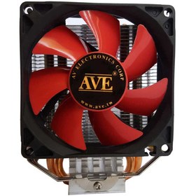 تصویر خنک کننده بادی AVE ا FAN CPU AVE Heatpipe Cooler FAN CPU AVE Heatpipe Cooler