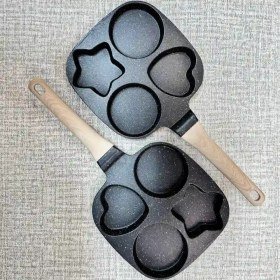 تصویر تابه شکل دار ۴ قسمتی پنکیک 