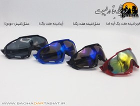 تصویر عینک آفتابی دوچرخه سواری T-REX سفید سبز T-REX Bicycle Sunglasses 