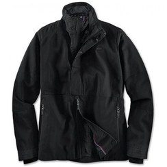 تصویر کاپشن مردانه مشکی بی ام و 