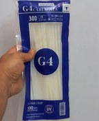 تصویر بست کمربندی پلاستیکی با طول 30 سانتیمتر عرض 4.8 میلیمتر G4 cable tie