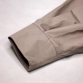 تصویر شومیز پیراهنی کوتاه مدل آستین پف فری سایز جنس پوپلین 