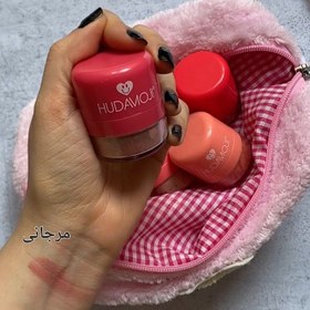 تصویر رژگونه پودری هدی موجی 