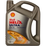 تصویر روغن موتور +SHELL 5W40 SN پلاستیکی 4 لیتری 