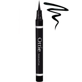 تصویر خط چشم ماژیکی اوتی Ottie رنگ مشکی Natural as Nture حجم 1.2 میل Natural as Nature Eyeliner Ottie