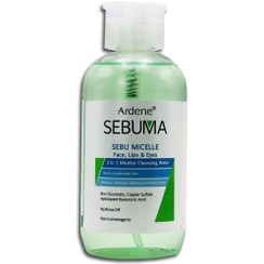 تصویر میسلار واتر آردن سبوما ۳ در ۱ مناسب پوست چرب حجم ۵۰۰ میلی لیتر 