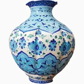 تصویر گلدان میناکاری مدل بلونی 