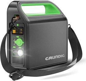 تصویر پاور ژنراتور خورشیدی آلمانی GRUNDIG اصل ۳۰۰ وات ۸۶۴۰۰ میلی‌آمپر ساعت + شارژر PD 60W 