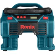 تصویر مینی کمپرسور سه کاره فندکی رونیکس با کیف مدل RH-4260B RONIX RH 4260B Mini Air Compressor