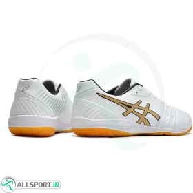 تصویر کفش فوتسال اسیکس طرح اصلی Asics Destaque FF2 White Orange 