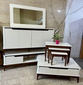 تصویر ست کامل آینه کنسول مدل ارغوان - میزtv 