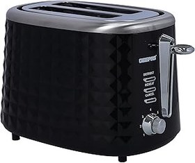 تصویر Geepas 850W 2 Slice Bread Toaster AdjUStable 7 Browning Control Pop Up With Removable Crumb Collection Tray, Black, Gbt36536&quot;Min 1 year manufacturer warranty&quot; 