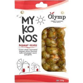 تصویر زیتون سیر و فلفل الیمپ 