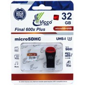 تصویر کارت حافظه microSDHC ویکومن مدل Final 600X کلاس 10 استاندارد UHS-I U3 سرعت 90MBps ظرفیت 32 گیگابایت 