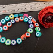 تصویر فیمو مدل دار طرح چشم نظر 