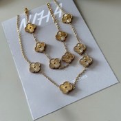 تصویر ست گردنبند و دستبند زنانه ونکلیف 