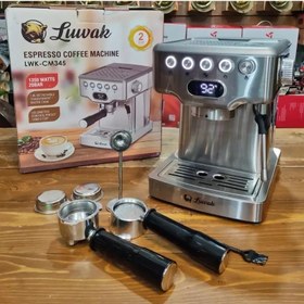 تصویر اسپرسو ساز خانگی لواک مدل 345 luwak espresso machine model LWK-CM 345