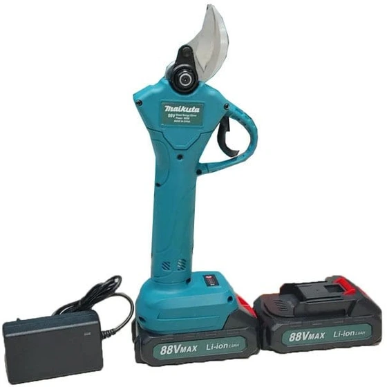 خرید و قیمت قیچی شارژی باغبانی 88 ولت ماکوتا Maikuta 88V ا Maikuta 88V  power 500w Rechargeable garden shears