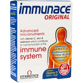 تصویر ایمونیس Vitabiotics Immunace 30Tab