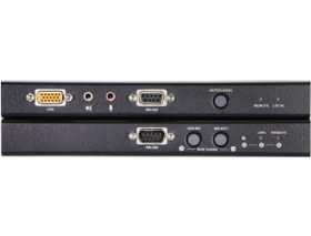 تصویر PS/2 VGA/Audio Cat 5 KVM Extender with Deskew (1280 x 1024@300m) 