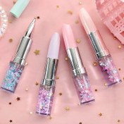 تصویر روان نویس آکواریومی رژ لبی 