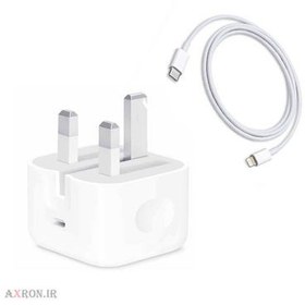 تصویر شارژر گوشی اصلی آیفون 13 پرو اورجینال (20w) Fast Charger For Apple iPhone 13 Pro