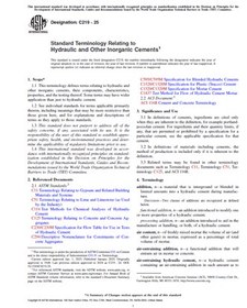 تصویر ASTM C219 − 25- Standard Terminology Relating to Hydraulic and Other Inorganic Cements- دانلود استاندارد 