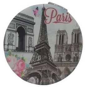 تصویر آینه جیبی طرح پاریس کد 01 