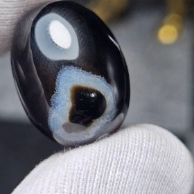 تصویر نگین درشت سنگ عقیق معدنی خراسانی کد 35233 