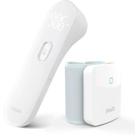 تصویر پکیج تخفیف خورده تب سنج و فشارسنج Ihealth 