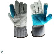 تصویر دستکش چرمی کف دوبل پاکستانی 