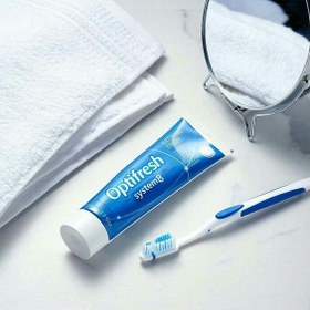 تصویر خمیردندان خوشبو کننده اپتی فرش اوریفلیم 100 میل 31132 OPTIFRESH Optifresh System 8 Toothpaste - Extra Refreshment 31132