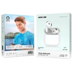 تصویر هدفون بی سیم گرین لاین مدل Earbuds 4 Green Lion Earbuds 4 Wireless Headphone