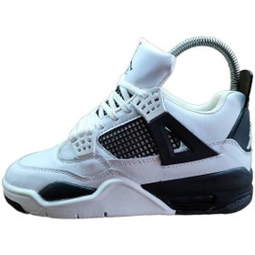 تصویر ایر جردن 4 زنانه (Nike Air Jordan 4) سفید Women's sports shoes white Air Jordan 4 (Nike Air Jordan 4)