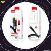 تصویر کابل تبدیل لایتنینگ به USB-C هیسکا LX-11CI | شارژ و انتقال داده سریع با کیفیت عالی 