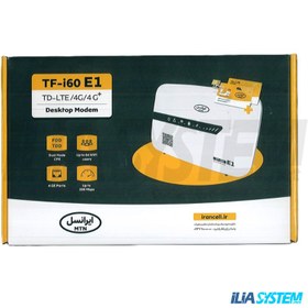 تصویر مودم 4G/TD-LTE ایرانسل مدل TF-i60-E1 و سیمکارت 50 گیگ یکماهه تک نت TF-i60-E1