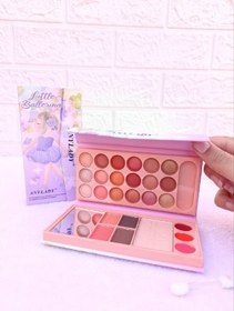 تصویر پالت سایه چشم ۱۲ رنگ Gherti Beauty – پیگمنت بالا، مناسب آرایش روزانه و مجلسی 