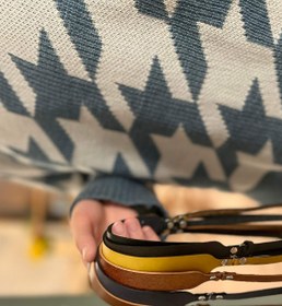 تصویر بند عینک چرمی - مشکی 