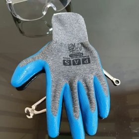 تصویر دستکش کف مواد نیتریل پاس 