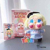 تصویر عروسک لبوبو کرای بیبی پاپ مارت سایز ۱۵ سانت 