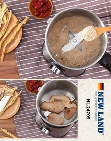 تصویر آسیاب نیمه صنعتی نیولند مدل NL2470S استیل 