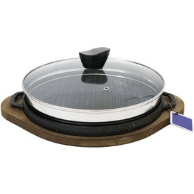 تصویر تابه گریل کد 6001 سایز 30 مبلمونسرا مدل 200728 