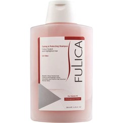 تصویر شامپو موهای رنگ شده فولیکا حجم 200 میلی لیتر fulica colored hair shampoo 200ml